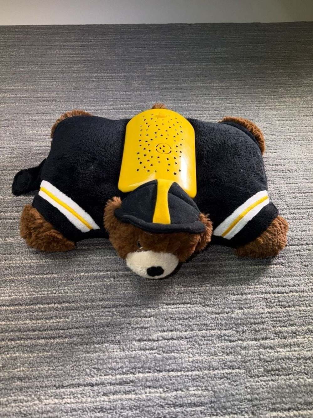 NFL Pittsburgh Steelers Dream Lites Pillow Pet Bear Nightlight Projector